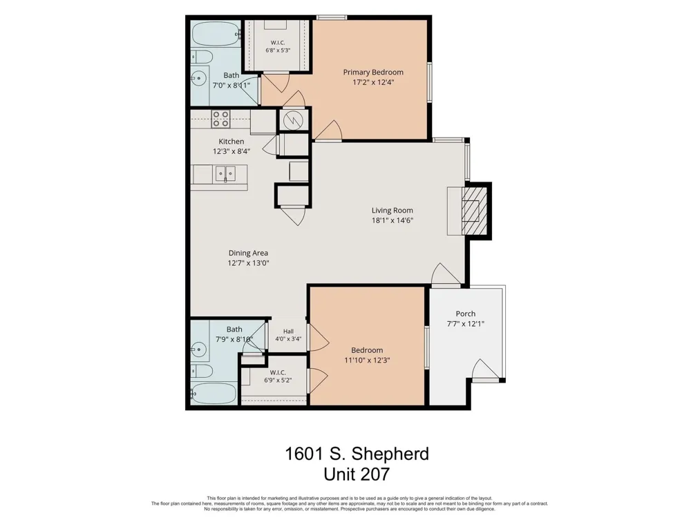 1601 S Shepherd Drive #207 Houston, TX 77019