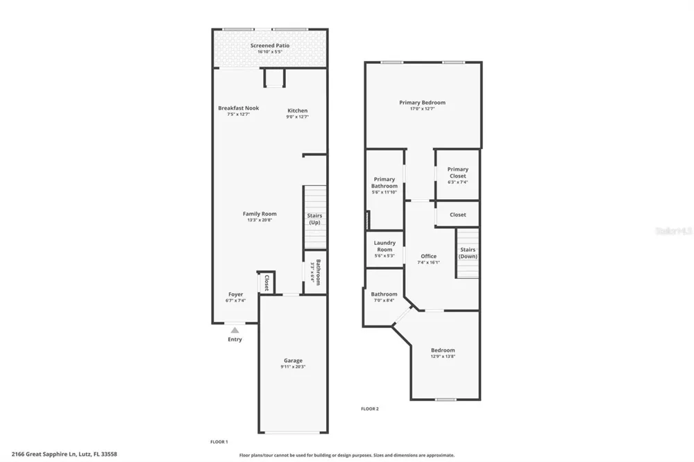 2166 GREAT SAPPHIRE LANE Lutz, FL 33558