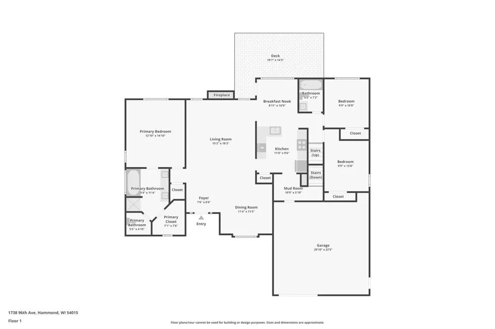 1738 96th Avenue Hammond, WI 54015