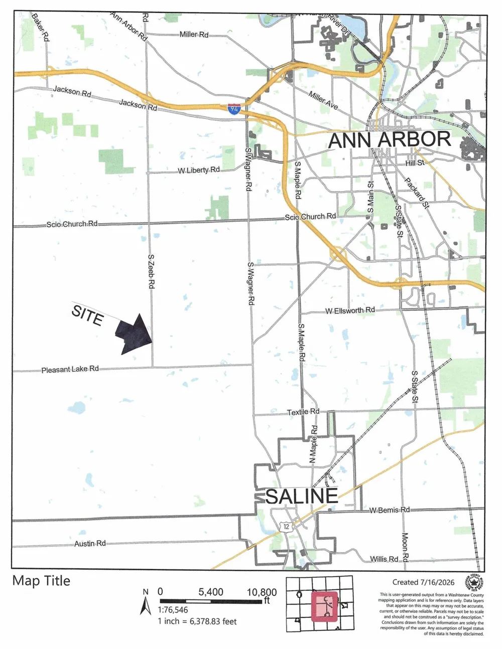 2016 Elodea Lane E Saline, MI 48176