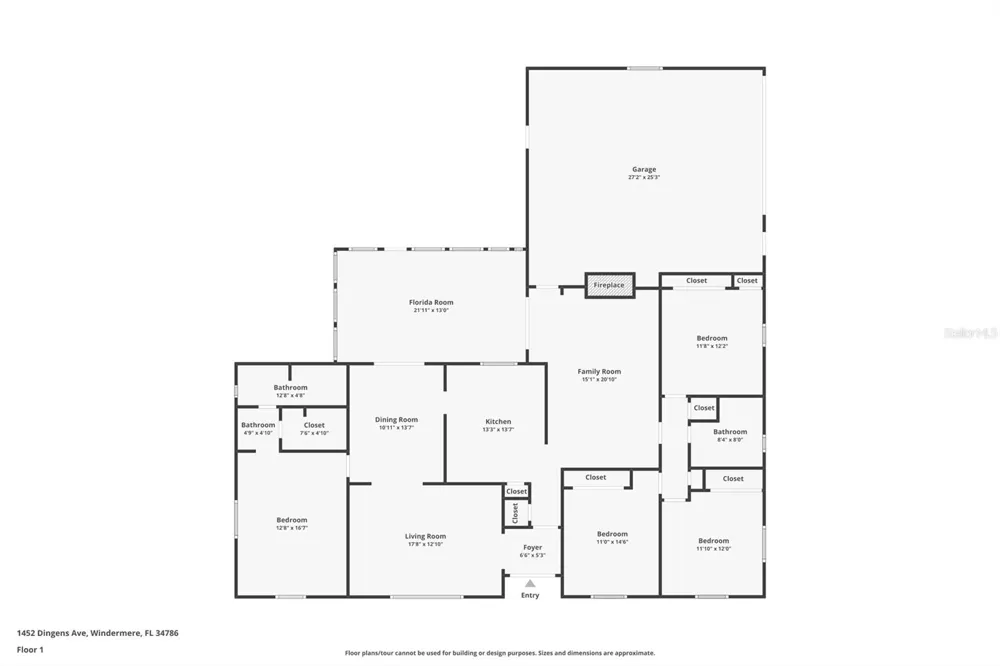 1452 DINGENS AVENUE Windermere, FL 34786