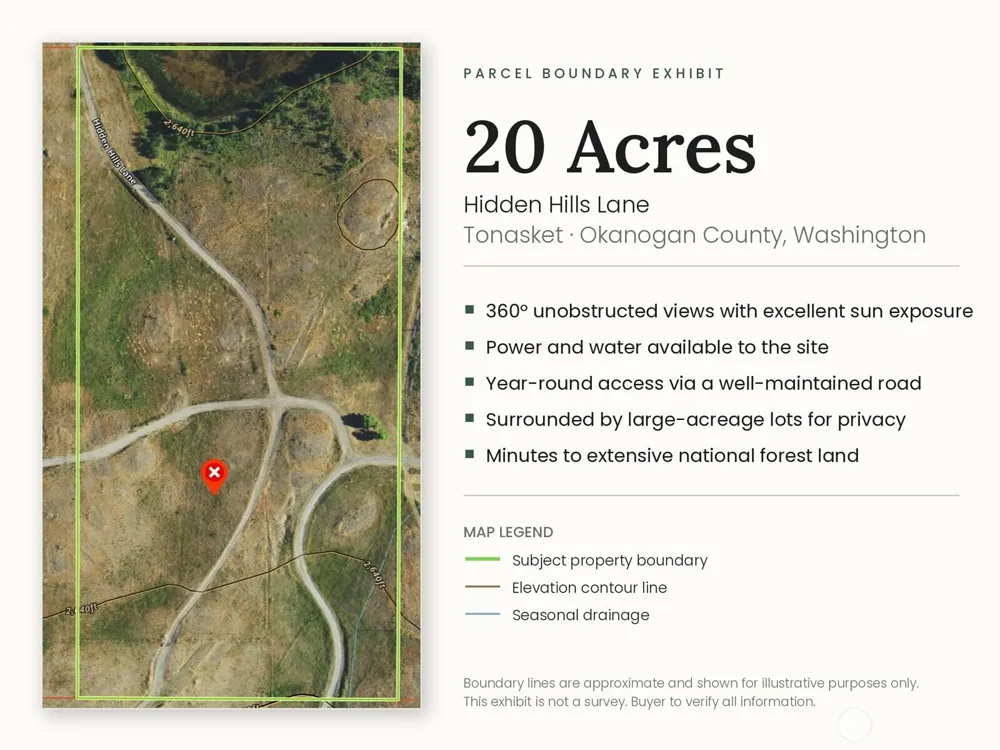 0 Hidden Hills Lane Tonasket, WA 98855