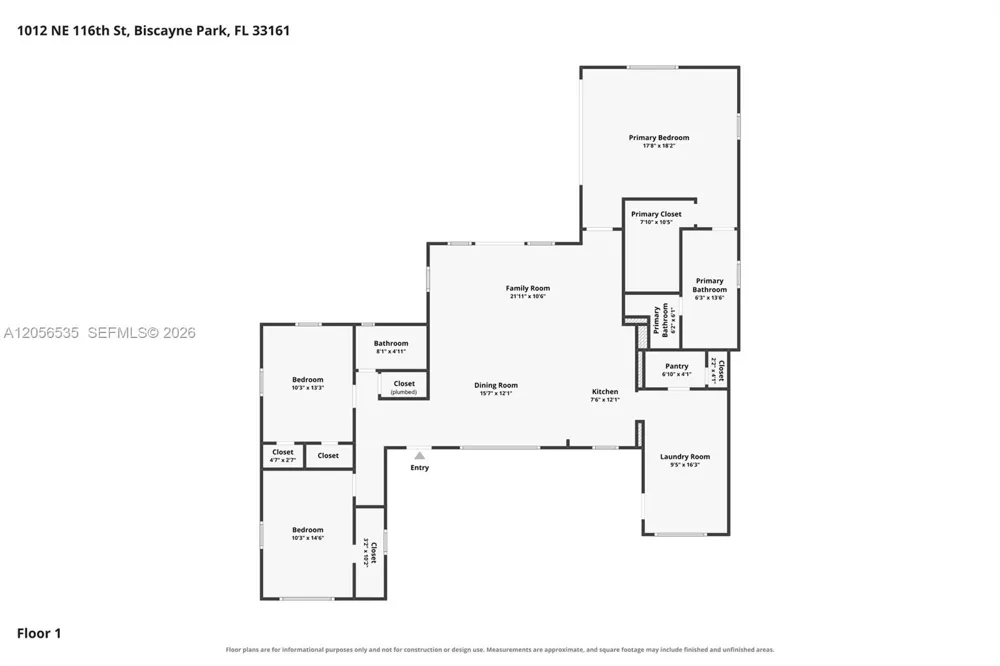 1012 NE 116th St Biscayne Park, FL 33161