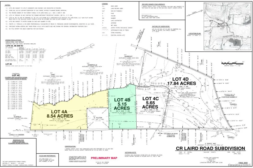 Lot 4A Hurd Road Bethel, NY 12720