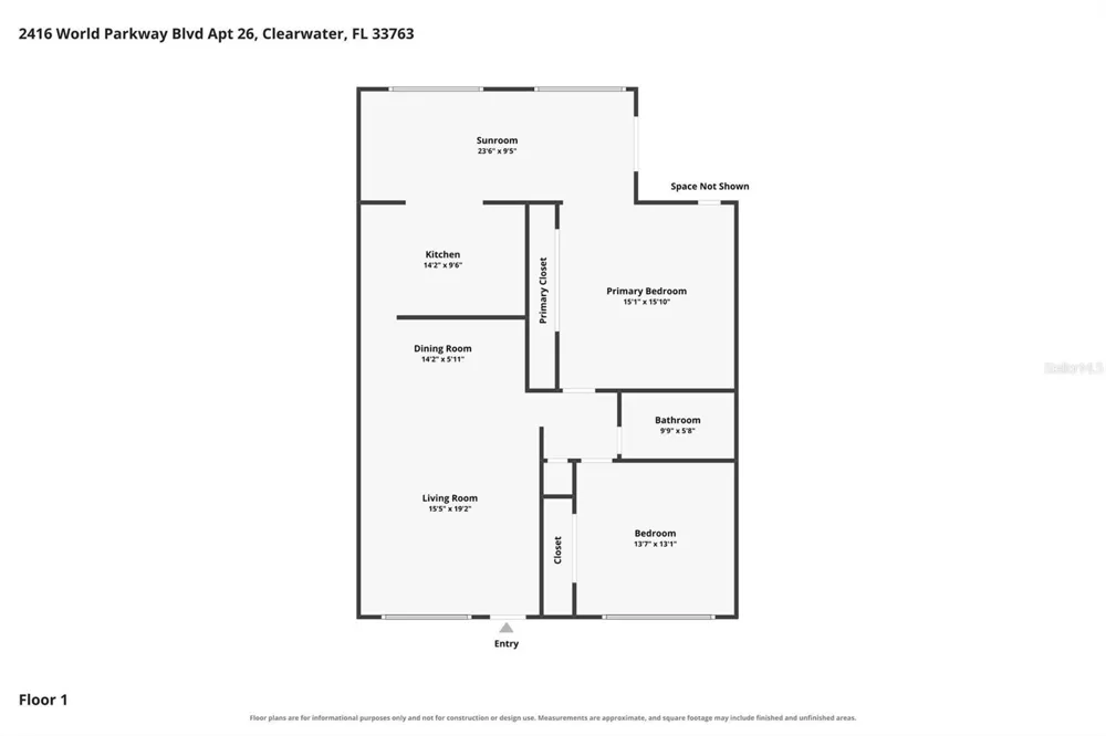 2416 WORLD PARKWAY BOULEVARD #26 Clearwater, FL 33763