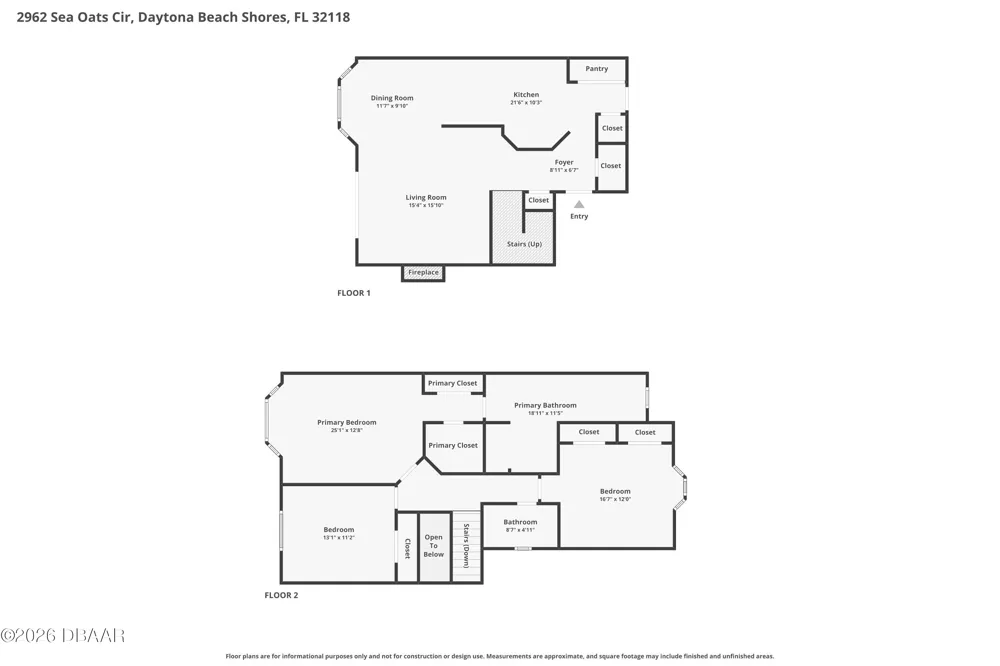 2962 Sea Oats Circle Daytona Beach Shores, FL 32118