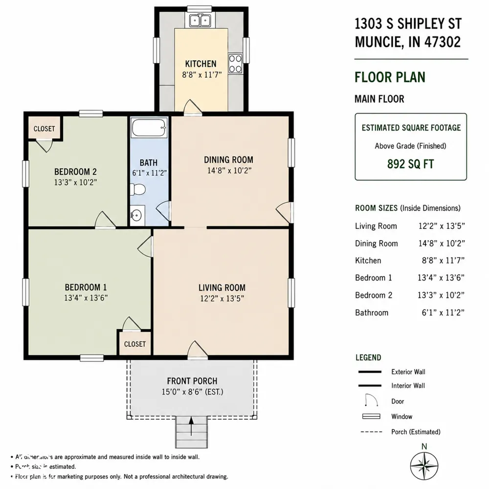 1303 S Shipley Street Muncie, IN 47302
