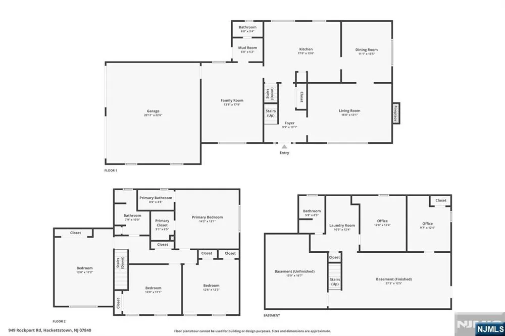 949 Rockport Road Hackettstown, NJ 07840