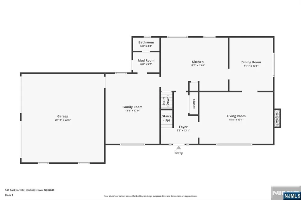949 Rockport Road Hackettstown, NJ 07840