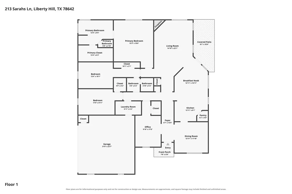 213 Sarahs Lane Liberty Hill, TX 78642
