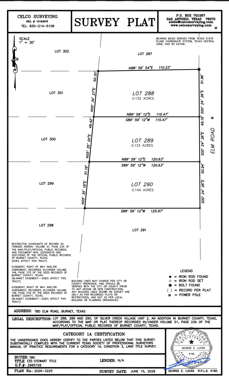 Elm Road Burnet, TX 78611