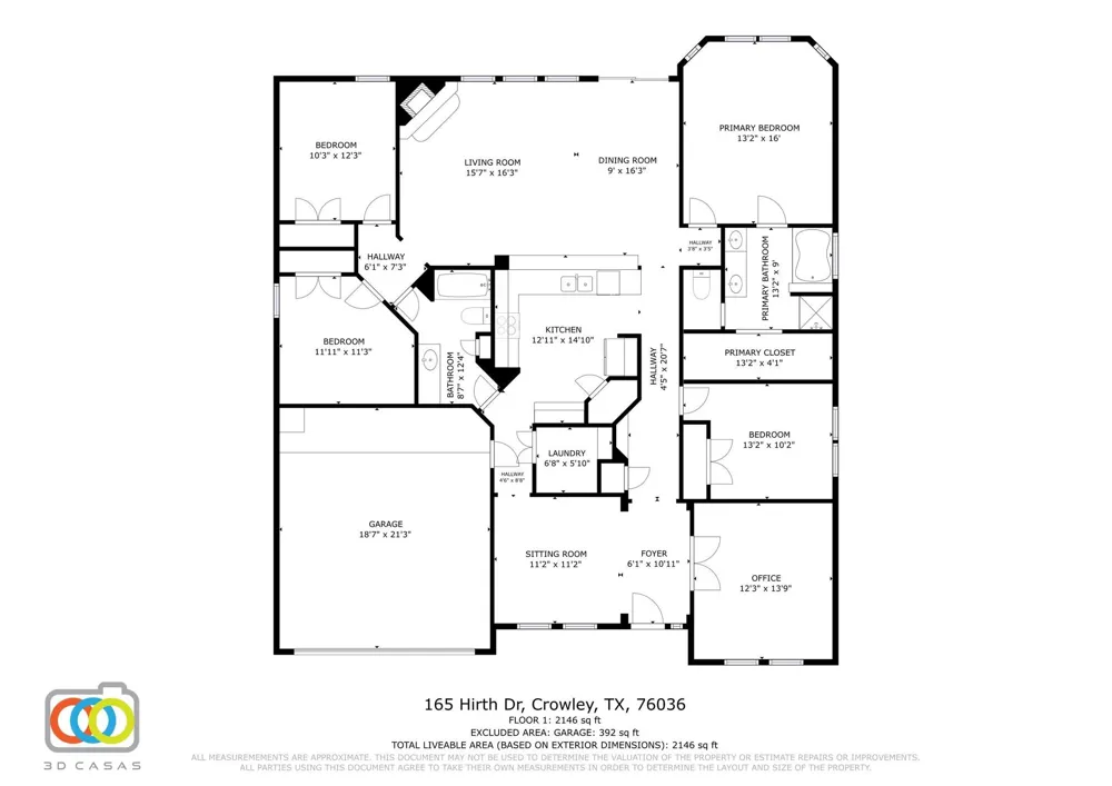 165 Hirth Drive Crowley, TX 76036