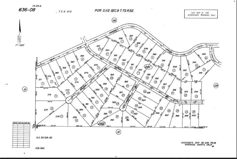 APN  636082005 Mountain Center, CA 92561