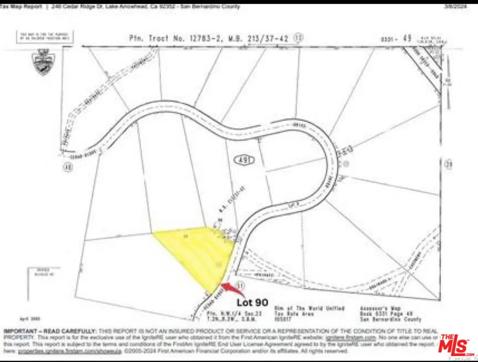 246 Cedar Ridge Drive Lake Arrowhead, CA 92352