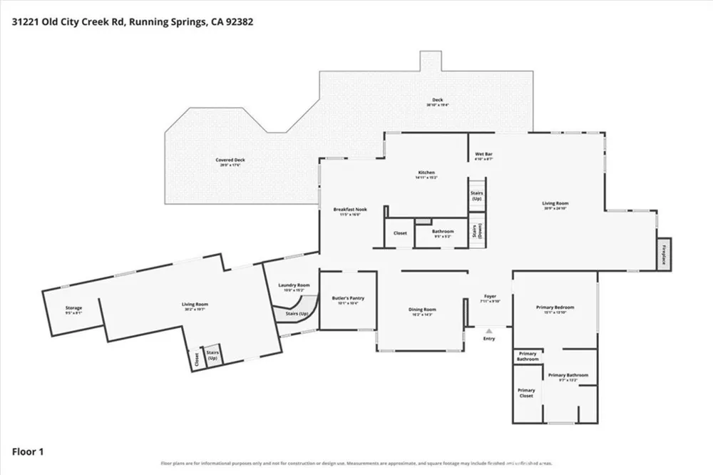 31221 Old City Creek Running Springs, CA 92382