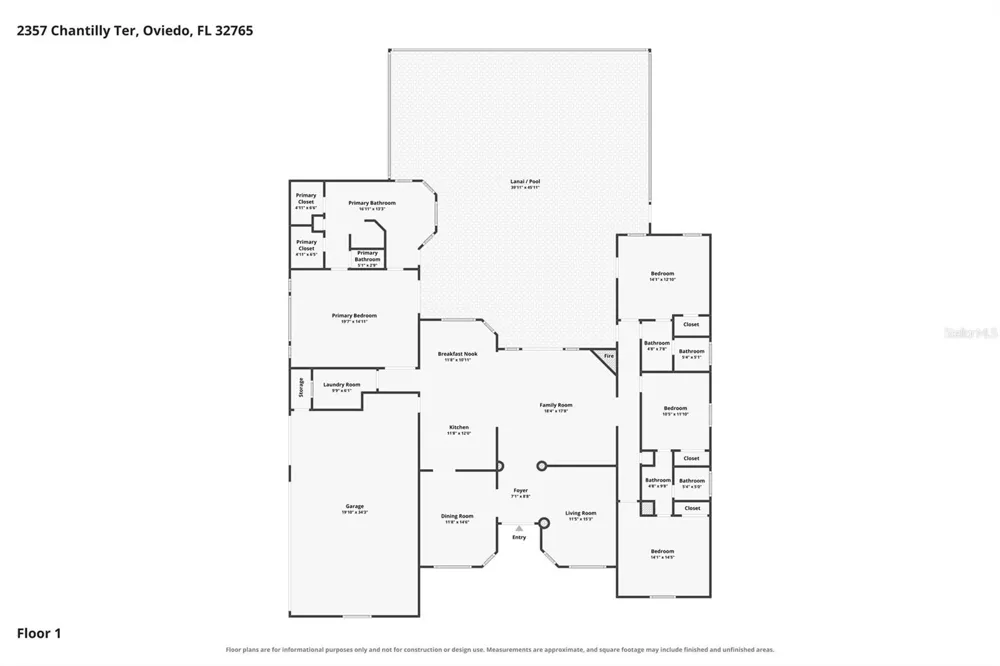2357 CHANTILLY TERRACE Oviedo, FL 32765