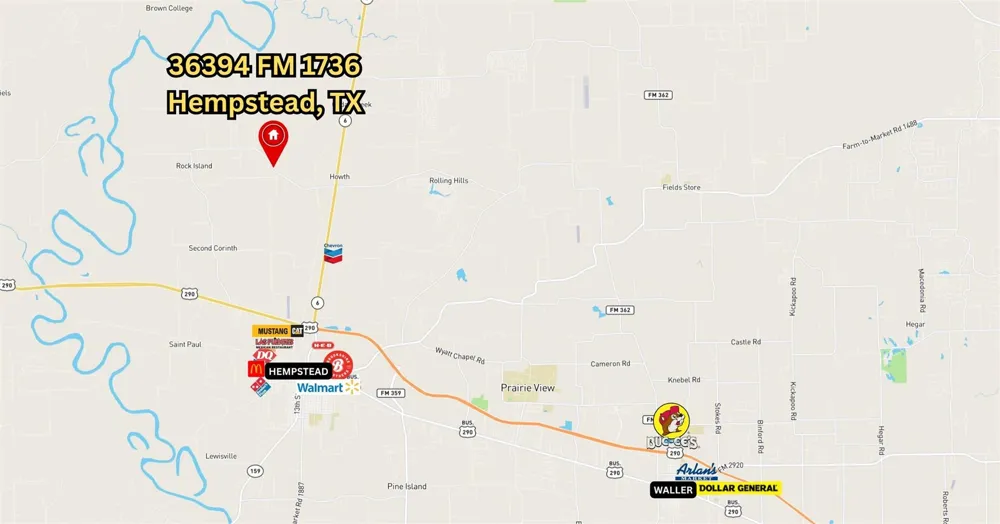 36394 Fm 1736 Hempstead, TX 77445