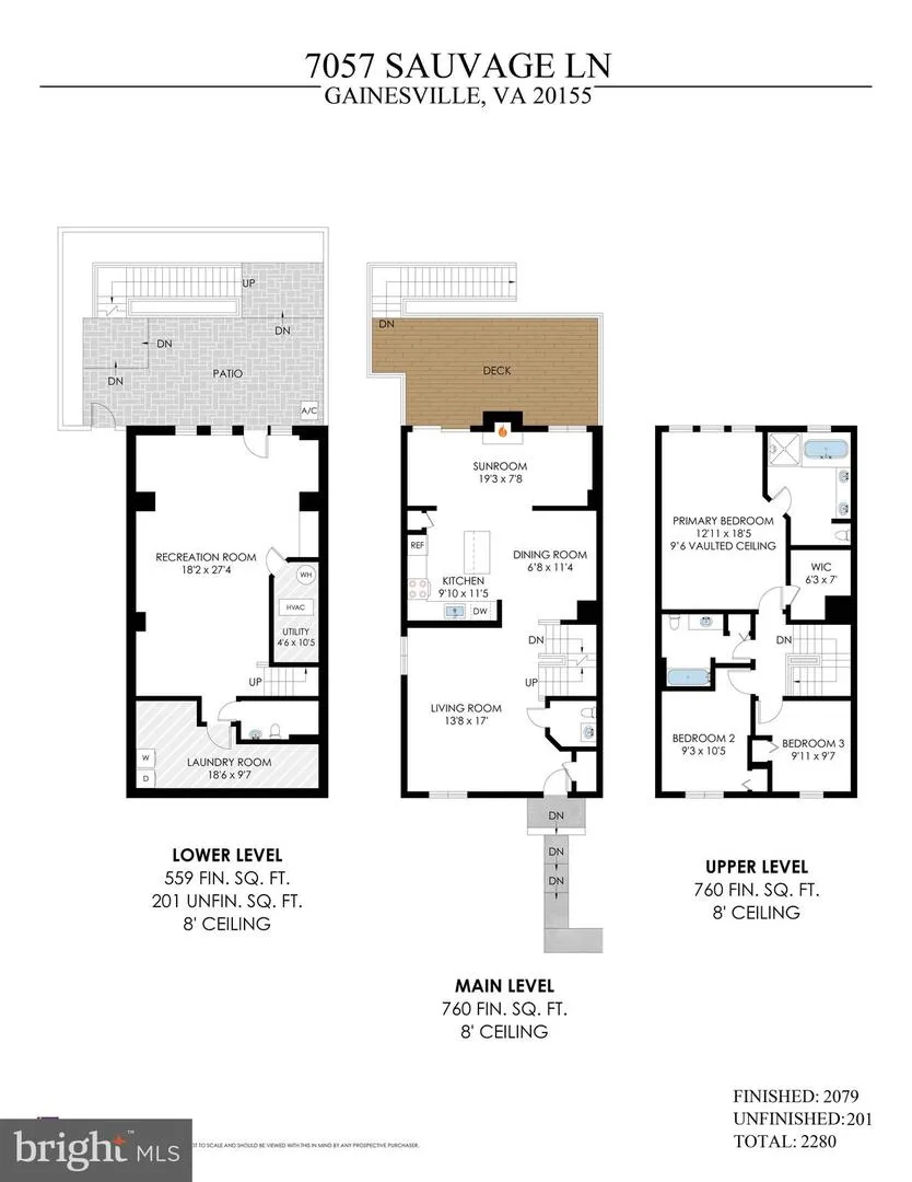 7057 SAUVAGE LANE Gainesville, VA 20155