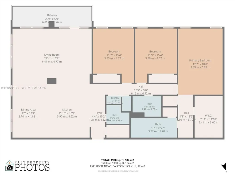 1201 S Ocean Dr #802S Hollywood, FL 33019