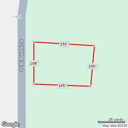 11529 S 261st EastAvenue Coweta, OK 74429