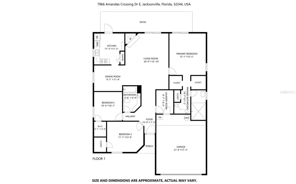 Address Not Shown Jacksonville, FL 32244
