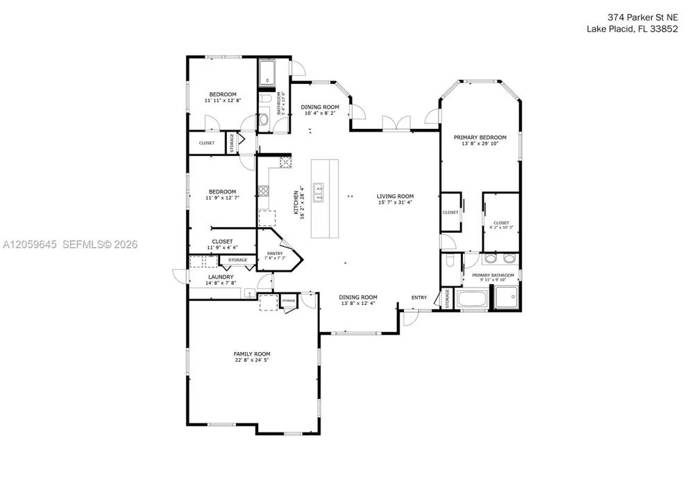 374 Parker St NE Lake Placid, FL 33852