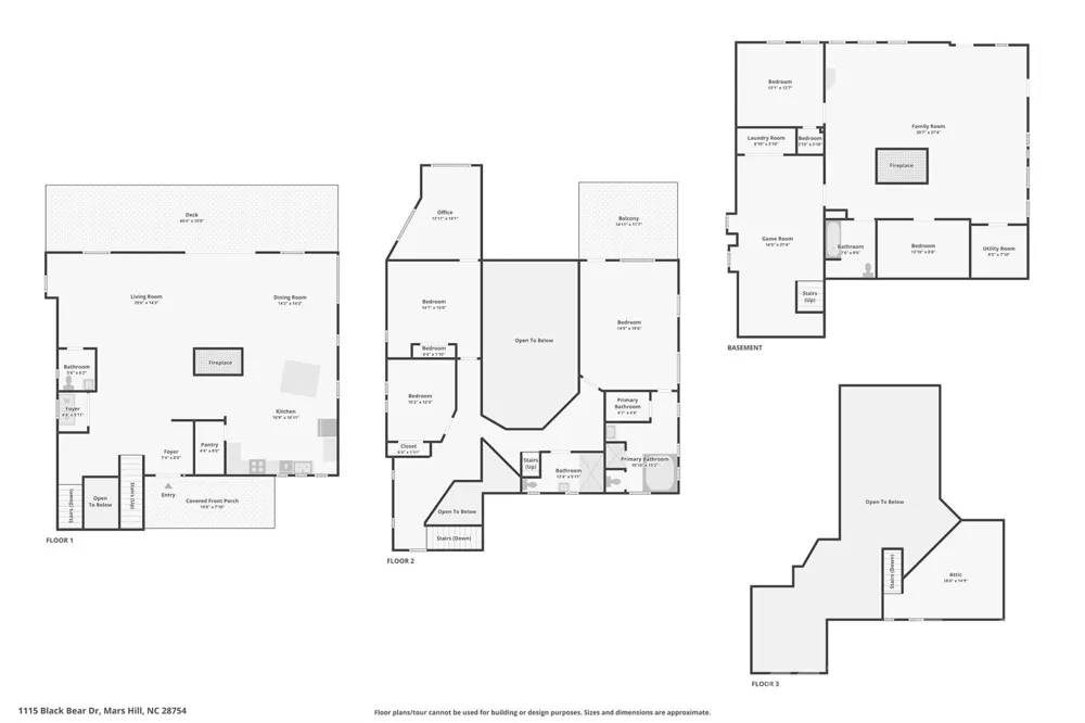 1185 & 1115 Black Bear Drive Mars Hill, NC 28754