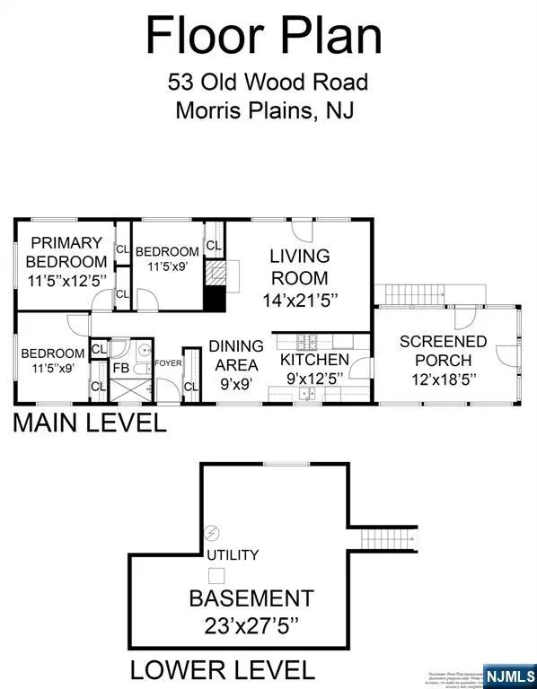 53 Old Wood Road Morris Plainsugh, NJ 07950