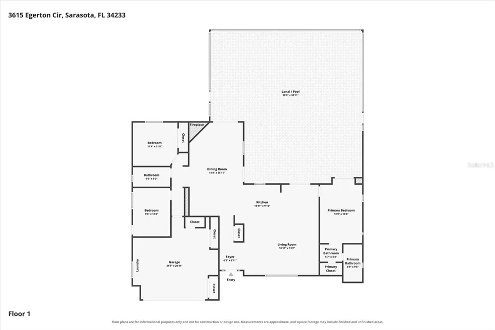 3615 EGERTON CIRCLE Sarasota, FL 34233