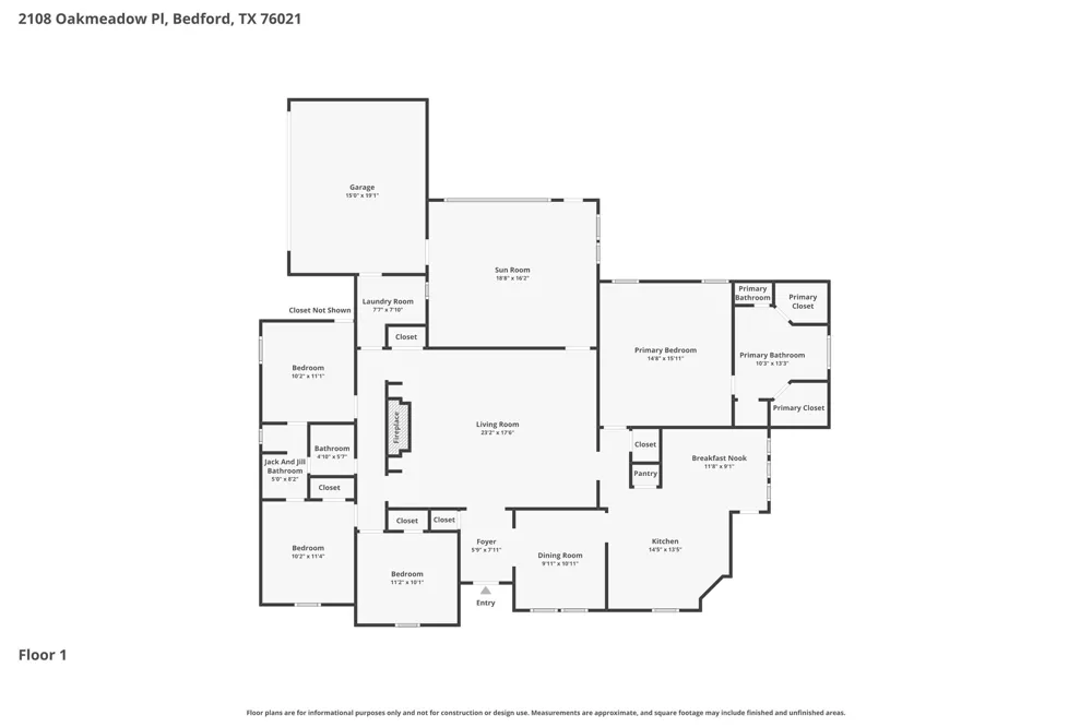 2108 Oakmeadow Place Bedford, TX 76021