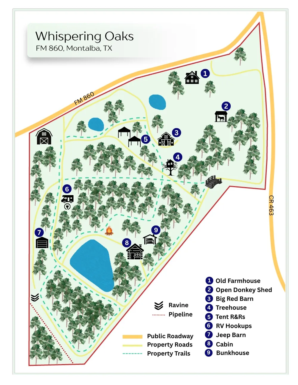 5109 FM 860 Montalba, TX 75853