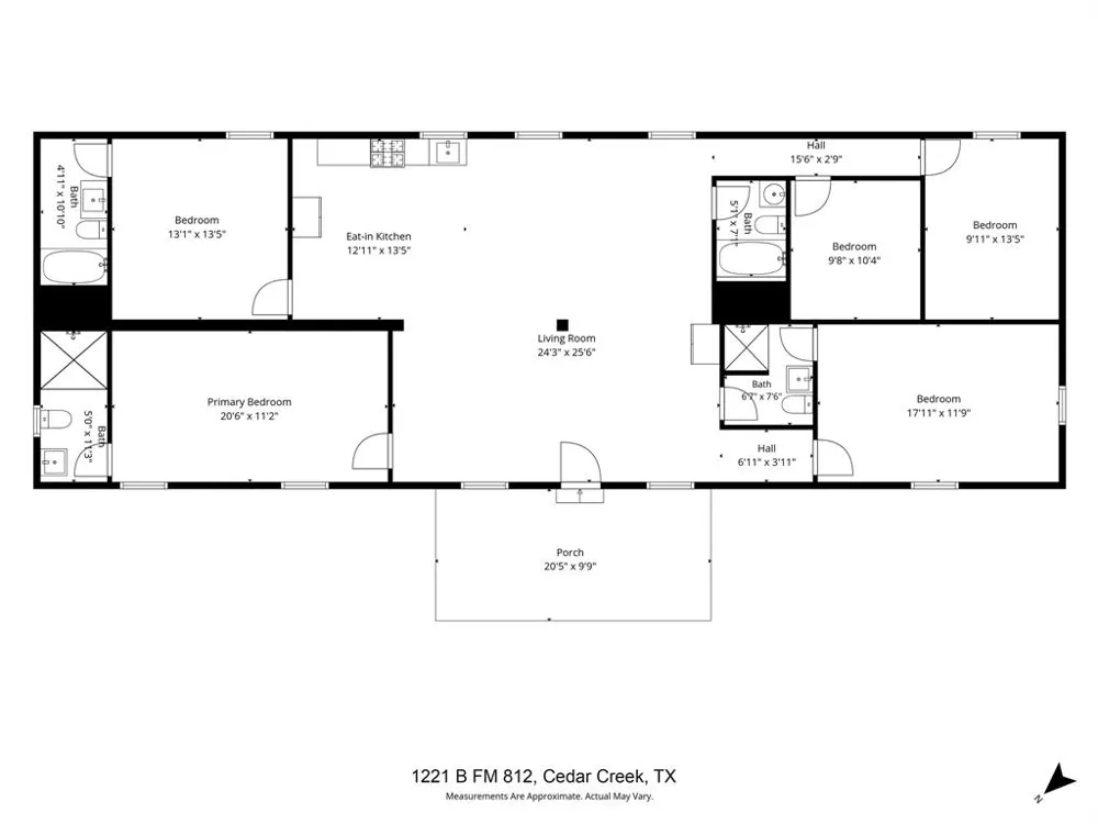 1221 Fm 812 #A Cedar Creek, TX 78612