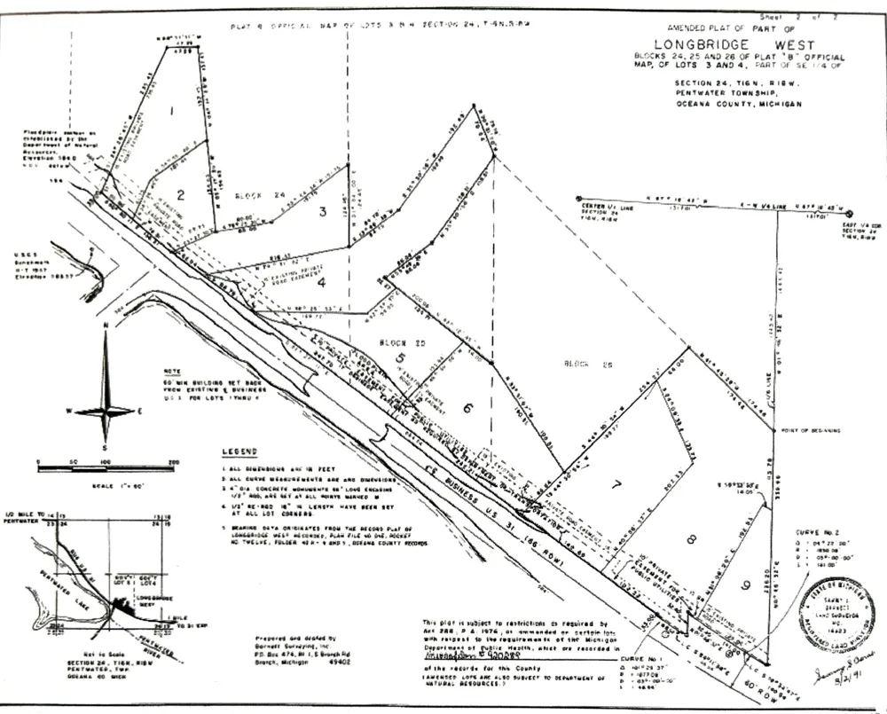 Lots 5, 6 Longebridge West Pentwater, MI 49449