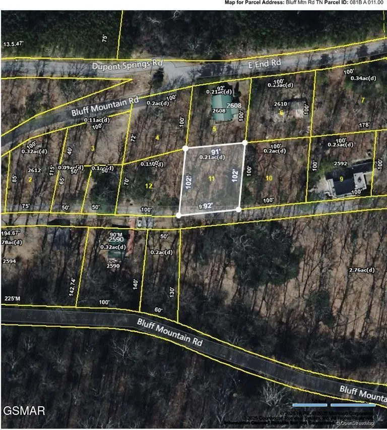11 Bluff Mtn. Rd. Sevierville, TN 37876