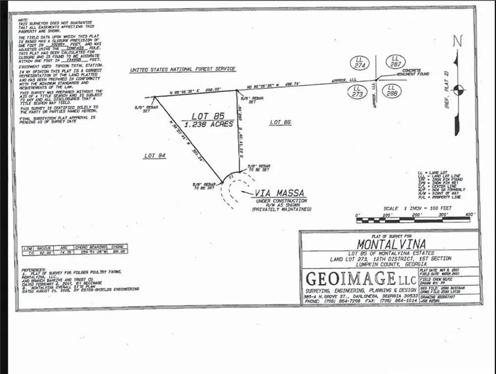 85 VIA MASSA Dahlonega, GA 30533
