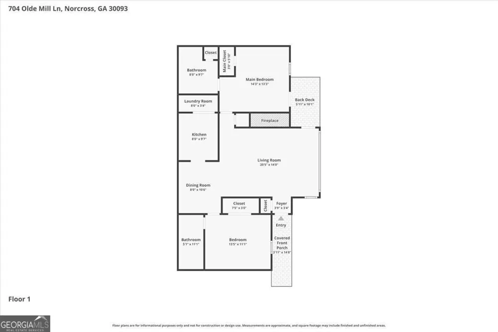 704 Olde Mill LN Norcross, GA 30093