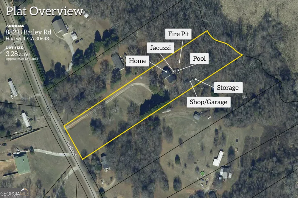 882 B Bailey RD Hartwell, GA 30643