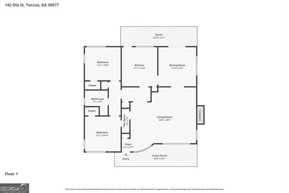 142 Ola ST Toccoa, GA 30577