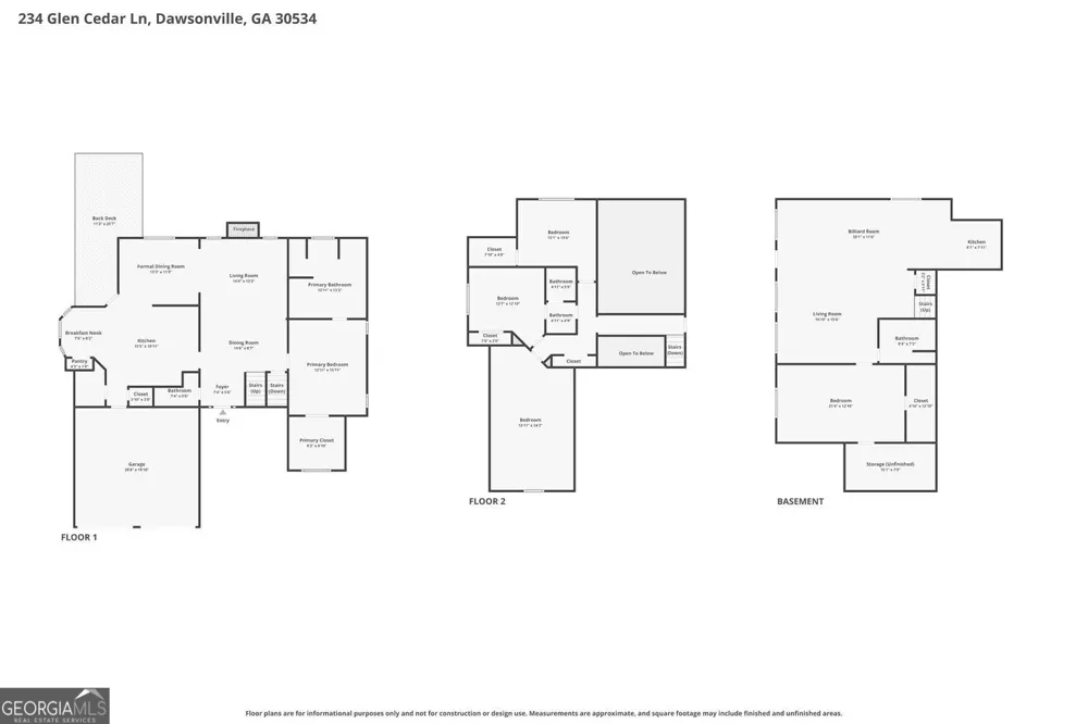234 Glen Cedar LN Dawsonville, GA 30534