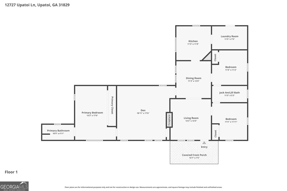 12727 Upatoi LN Upatoi, GA 31829