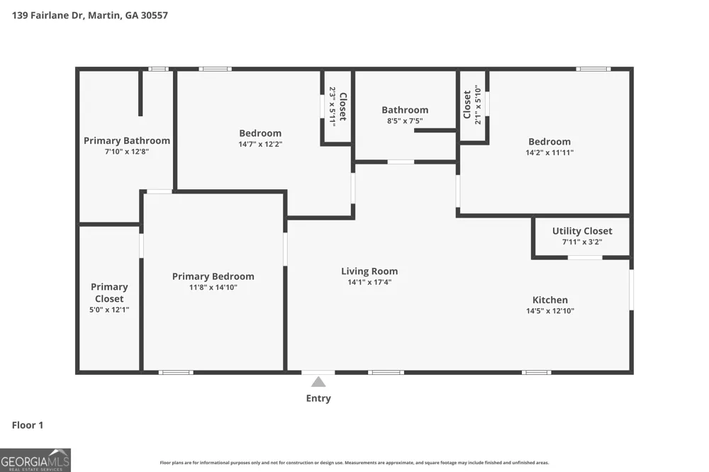 139 Fairlane DR Martin, GA 30557