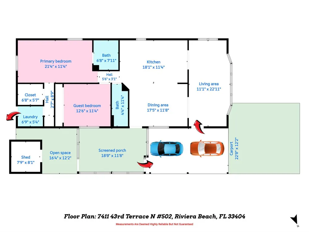 7411 43RD TERRACE ##502 Riviera Beach, FL 33404
