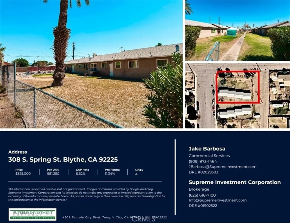 308 S Spring Street Blythe, CA 92225