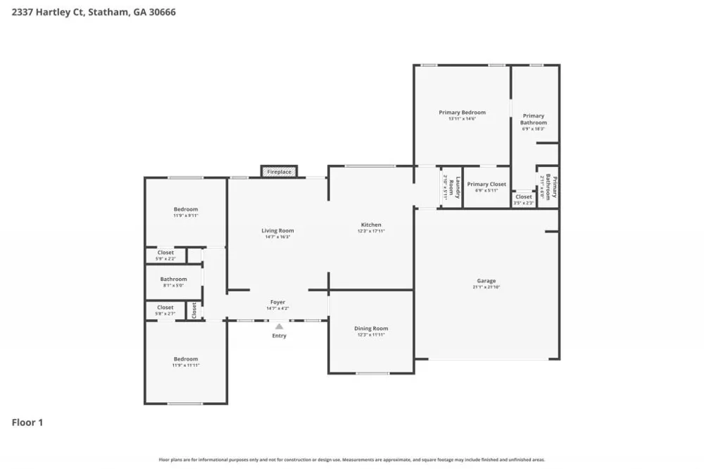 2337 Hartley Court Statham, GA 30666