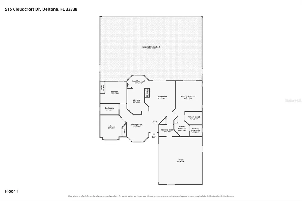 515 CLOUDCROFT DRIVE Deltona, FL 32738