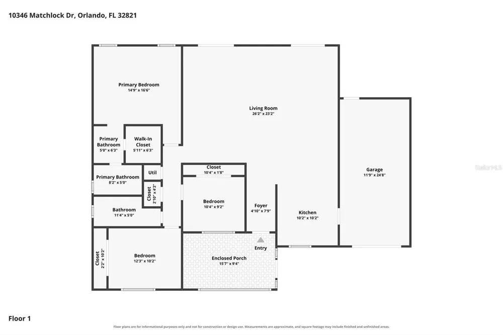 10346 MATCHLOCK DRIVE Orlando, FL 32821