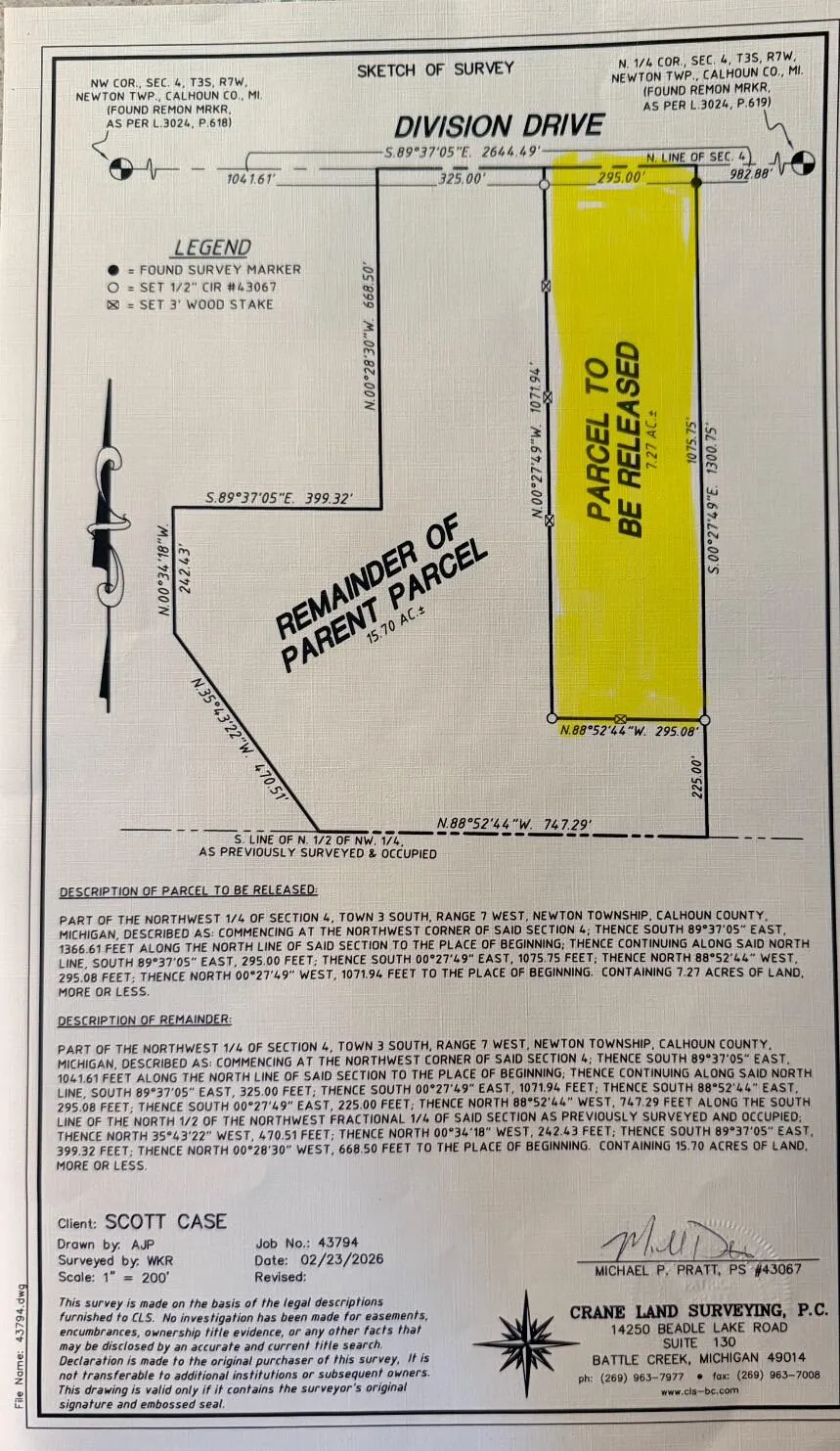 8272 Division Drive Battle Creek, MI 49014