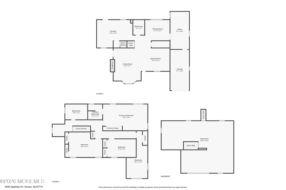 2505 Appleby Drive Ocean, NJ 07712
