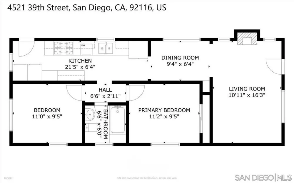4521 39th St. San Diego, CA 92116
