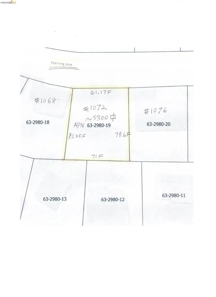 1072 Sterling Ave Berkeley, CA 94708